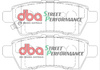 Bremsbeläge hinten DBA Brake Pads Street Performance Hawk HB619x.626 - DB1919SP NISSAN Pathfinder