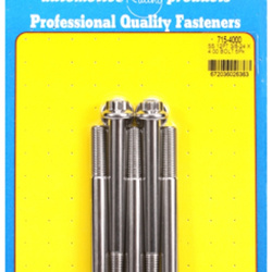 ARP "3/8""-24 x 4.000 12pt 7/16 wrenching SS bolts" (5pcs)