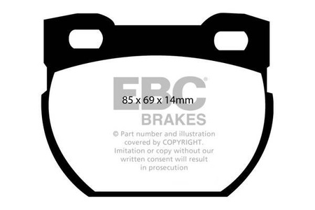 DP51033NDX - EBC Brakes BLUESTUFF NDX sorozatú fékbetét készlet