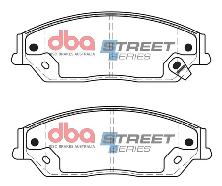 DBA Brake Pads Utcai sorozat első fékbetétek Kerámia - DB2243SS