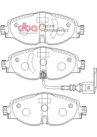 Bremsbeläge vorne DBA Brake Pads Xtreme Performance - DB2383XP AUDI A1 GB A3 8V 8Y Cabriolet quattro Q2 Q3 F3 TT 8S SEAT Ateca Leon 5F KL X-PERIENCE SKODA Karoq Kodiaq Octavia 5E Superb 3V VOLKSWAGEN Arteon Caddy Alltrack Life Maxi Golf Mk7 Mk8 Sportsvan