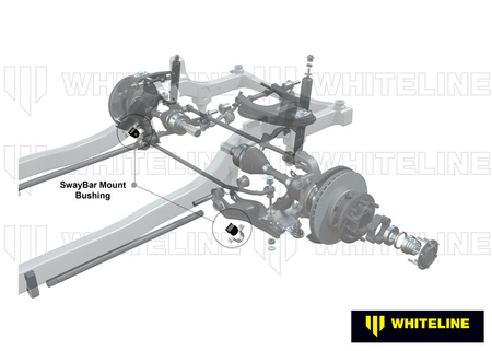 Stabilizatory Whiteline - Przód i tył - W23486 Toyota Hilux KZN165