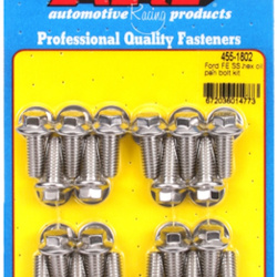 Śruby ARP Ford FE SS hex oil pan bolt kit