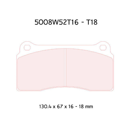 Carbone Lorraine RC5 brake pads - Nissan GT-R R35 (all)