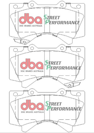 Bremsbeläge vorne DBA Brake Pads Street Performance ECE R90 certified Hawk HB589x.704 - DB1838SP LEXUS LX450 LX570 TOYOTA Landcruiser 200 series Sequoia