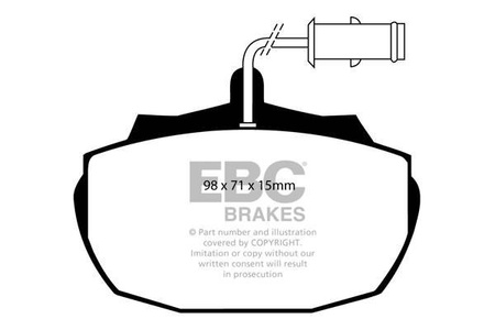 DP471 -EBC Brakes ULTIMAX2 sorozatú fékbetét készlet