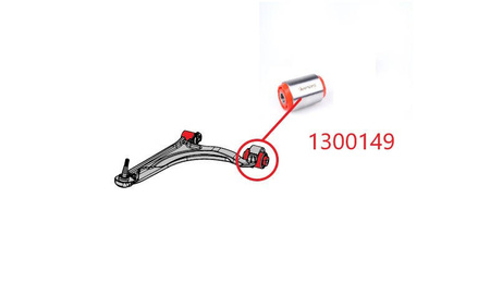 Tuleja wahacza przedniego tylna - MPBS: 1300149 Chrysler Pacyfica,