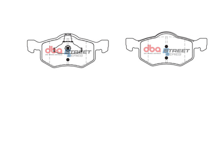Klocki hamulcowe przednie DBA Brake Pads Street Series Ceramic - DB1426SS FORD Maverick MAZDA Tribute