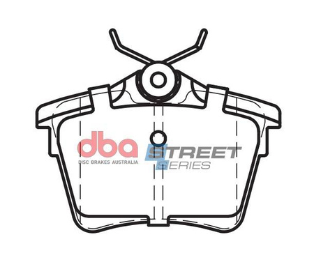 Klocki hamulcowe tylne DBA Brake Pads Street Series Ceramic - DB2033SS CITROEN C5 PEUGEOT 407 Coupe 607