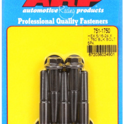 Śruby ARP "5/16""-24 x 1.750 hex black oxide bolts" (5pcs)