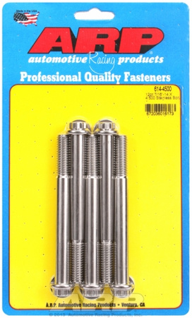 ARP "7/16""-14 X 4.500 12pt 1/2 wrenching SS bolts" (5pcs)
