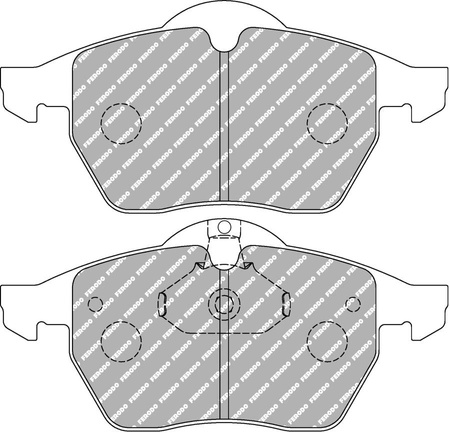 Ferodo Racing DS2500 első fékbetét FCP1068H OPEL ASTRA G Calibra Vectra B ZAFIRA A F75 SAAB 9-3 YS3D 9-5 YS3E 900 900 II Convertible Coupe VAUXHALL Mk IV G Hatchback Cavalier Vectra,