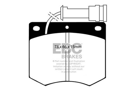 DP436 -EBC Brakes ULTIMAX2 sorozatú fékbetét készlet