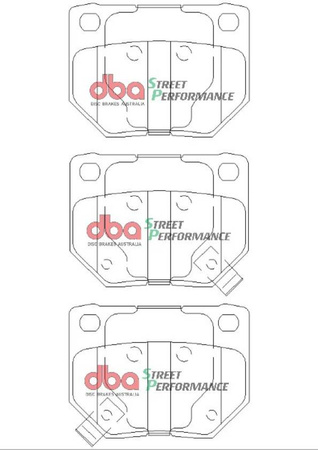 Brake Pads Street Performance Hawk HB179x.630 rear - DB1220SP NISSAN Aust NZ 300ZX GZ32 Z32 Skyline R32 R33 R34 SUBARU Impreza 22B GB270 Prodrive P1