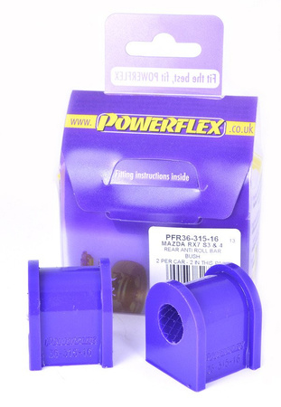 Polyurethan buchsen Powerflex Mazda RX-7 Generation 3 & 4 (1992-2002) -  PFR36-315-16 Nummer im Diagramm: 15