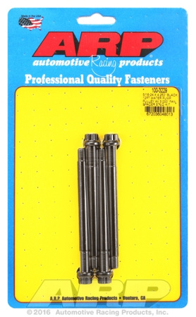 ARP 5/16-24x4.250 black 12pt WP pully w/3.000" fan spcr stud