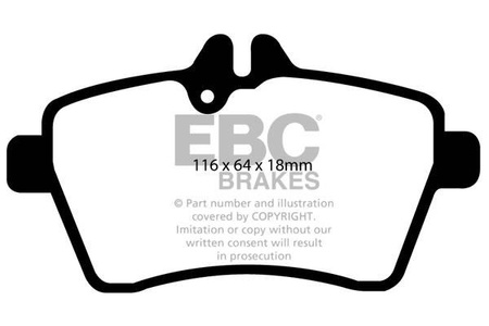 DP1579 -EBC Brakes ULTIMAX2 sorozatú fékbetét készlet