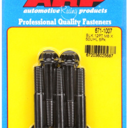 Śruby ARP M8 x 1.25 x 50 12pt black oxide bolts (5pcs)