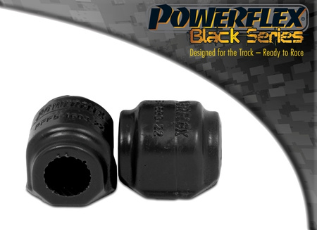 Priekinė apsaugos nuo riedėjimo juostos įvorė 22mm Powerflex poliuretano įvorė Black Series BMW 3 Series E21 (1975 - 1978) PFF5-1603-22BLK