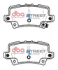 Brake Pads Street Series Ceramic rear - DB2177SS HONDA Civic 8th Gen FN2