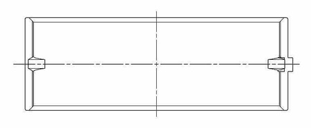 ACL pagrindinis guolio korpusas Chevy 366/396/402/427/454ci V8 .010'