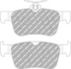 Ferodo Racing DS1.11 Hinterradbremsbelag FCP5086W HONDA CIVIC X Hatchback FC_,FK Saloon FC CIVIC-X FC_,FK 