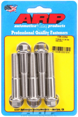 Śruby ARP "7/16""-20 x 2.250 hex SS bolts" (5pcs)