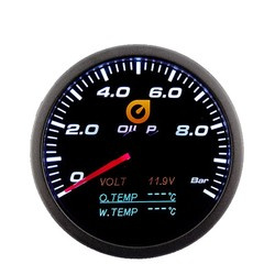 Auto Gauge Oil Pressure Gauge - 4 IN 1 60mm