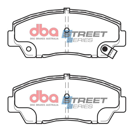 DBA Brake Pads Utcai sorozat első fékbetétek Kerámia - DB409SS MAZDA B2000 Pick Up B2200