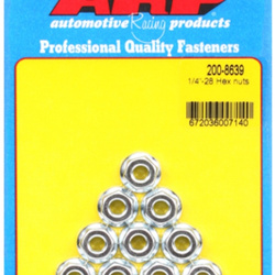 ARP 1/4-28 hex nut kit (10pcs)
