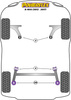 Tuleja tylnej belki do nadwozia Powerflex Road Series Ford B-Max (2012-2017) PFR19-1511