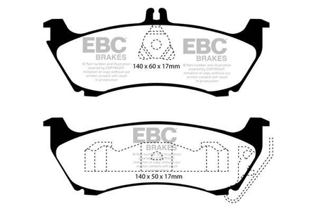 DP1437 -EBC Brakes ULTIMAX2 sorozatú fékbetét készlet