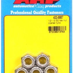 Śruby ARP "1/2""-13 SS coarse nyloc hex nut kit" (5pcs)