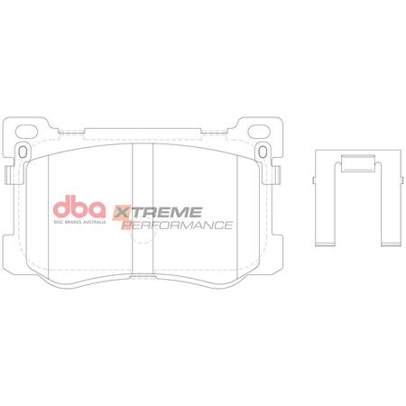 Bremsbeläge vorne DBA Brake Pads Xtreme Performance - DB15021XP HYUNDAI Genesis Coupe DH