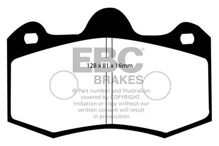 DP3036C - Ein Satz Bremsbeläge serie REDSTUFF EBC Brakes