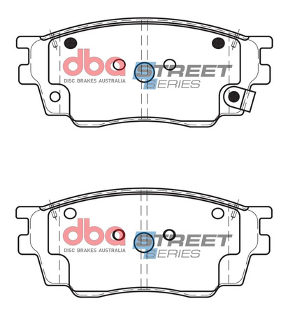 Bremsbeläge vorne DBA Brake Pads Street Series Ceramic - DB1682SS MAZDA 6 GG GY