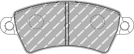 Ferodo Racing DS2500 priekinės stabdžių kaladėlės FCP1370H CITROEN Xsara PEUGEOT 206 306