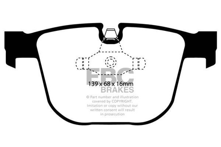 DP1451 -EBC Brakes ULTIMAX2 sorozatú fékbetét készlet