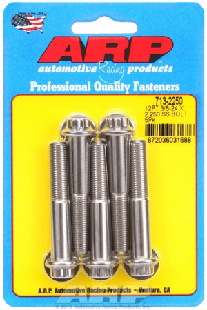 Śruby ARP "3/8""-24 x 2.250 12pt SS bolts" (5pcs)
