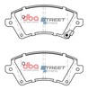 DBA Brake Pads Utcai sorozat első fékbetétek Kerámia - DB1714SS TOYOTA Corolla CDE120 NDE120 ZZE120 ZZE121 ZZE123
