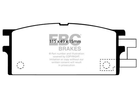 DP454 - Ein Satz Bremsbeläge serie ULTIMAX2 EBC Brakes