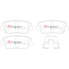Klocki hamulcowe tylne DBA Brake Pads Street Performance (Hawk HB662x.587) - DB2178SP