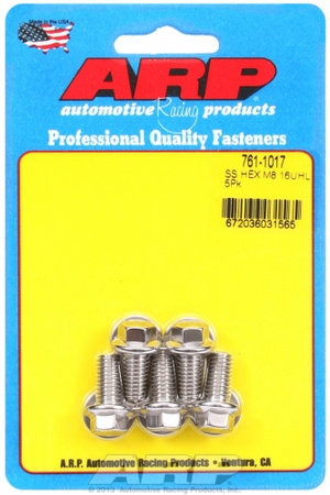 ARP M8 x 1.25 x 16 hex SS bolts (5pcs)