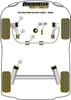 Tuleja stabilizatora przód 19mm Powerflex Black Series Volkswagen Polo & Polo MK4 9N/9N3 (2002 - 2008) PFF85-603-19BLK