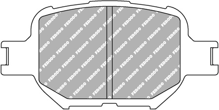 Ferodo Racing DS2500 brake pad front FCP1528H TOYOTA Celica CELICA ZZT23 Corolla Verso Verso