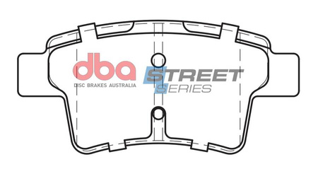 DBA Brake Pads Utcai sorozat hátsó fékbetétek Kerámia - DB2041SS CITROEN C4 Picasso Grand