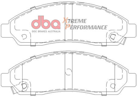 Brake Pads Xtreme Performance Hawk HB554x.643 front - DB1468XP HOLDEN Aust NZ ISUZU D-MAX Rodeo