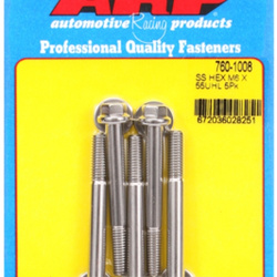 Śruby ARP M6 x 1.00 x 55 hex SS bolts (5pcs)