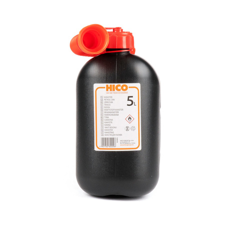 Schwarzer Kunststoffkanister 5L IRP