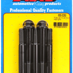 ARP "7/16""-14 X 3.250 hex 1/2 wrenching black oxide bolts" 5pcs
